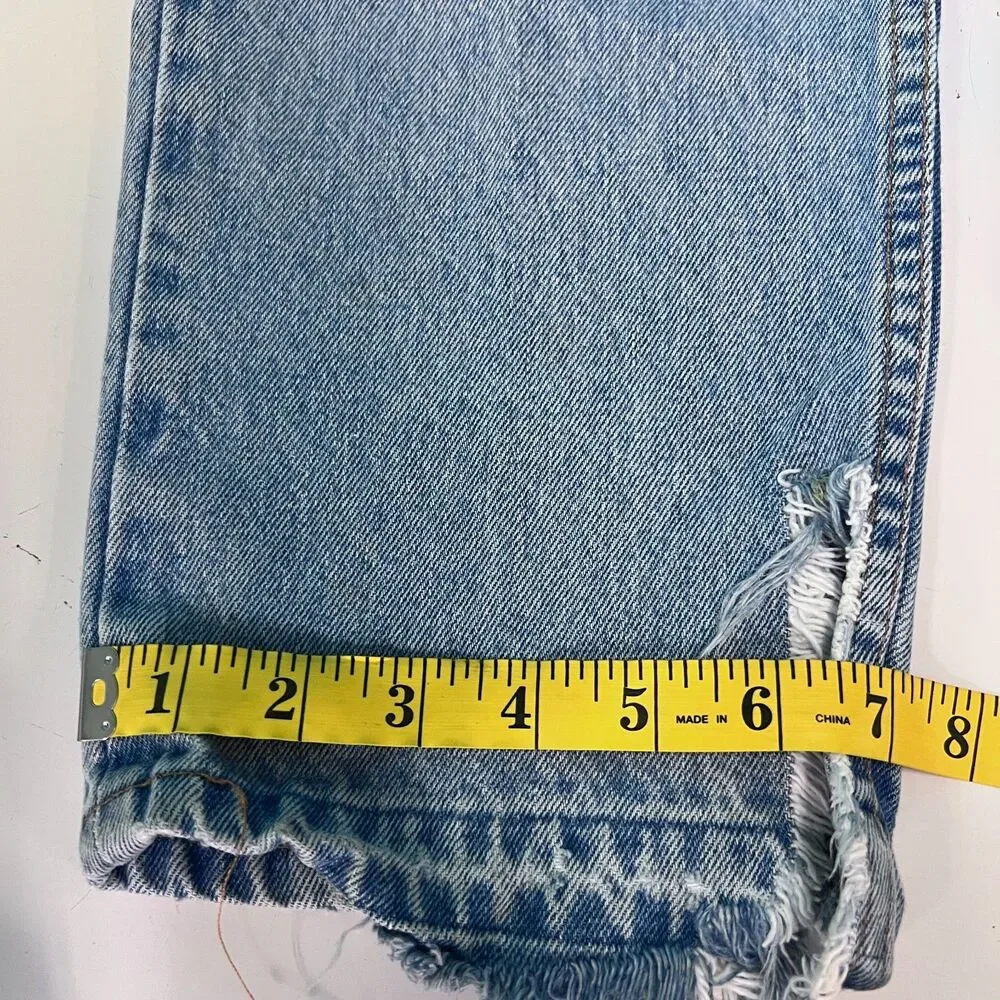 Vintage Levi's Silvertab Guys Fit Jeans Light Wash Distressed Thrashed USA 28x32
